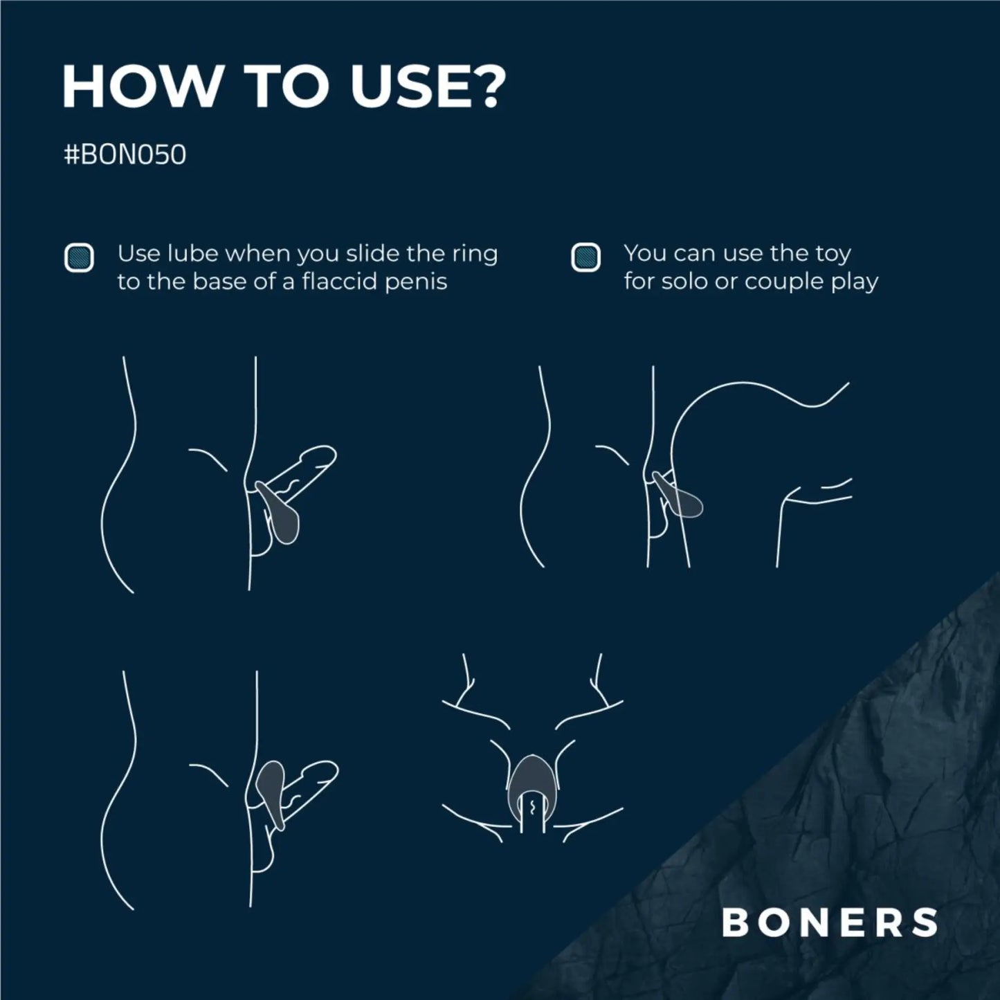 Boners Vibrerande Penisring how to use