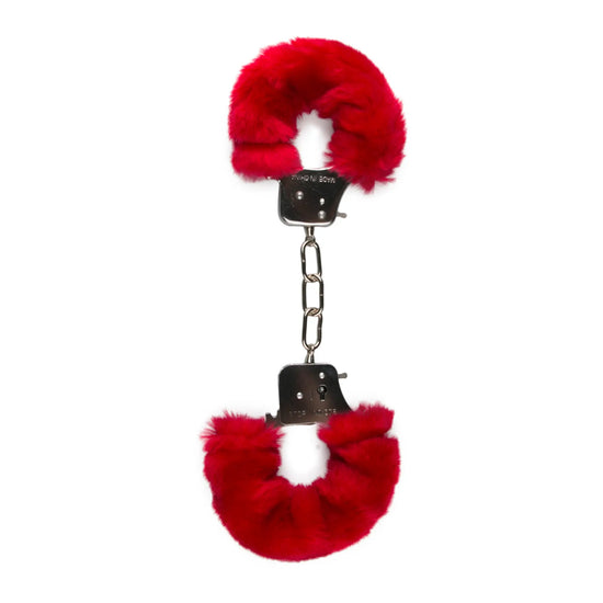 EasyToys Furry Handcuffs Röd - NordicSin.se