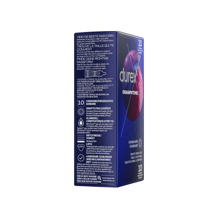 Förpackning Durex Orgasm Intense Kondomer 10-pack
