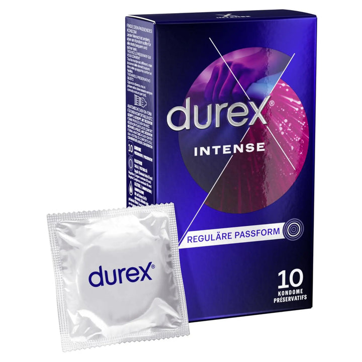 Durex Intense Orgasmic Kondomer 10-pack - NordicSin.se