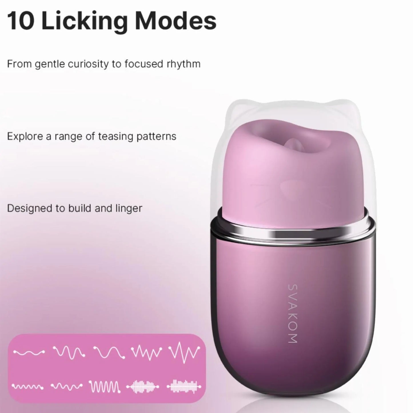 Svakom Klitty Klitorisvibrator specifikationer