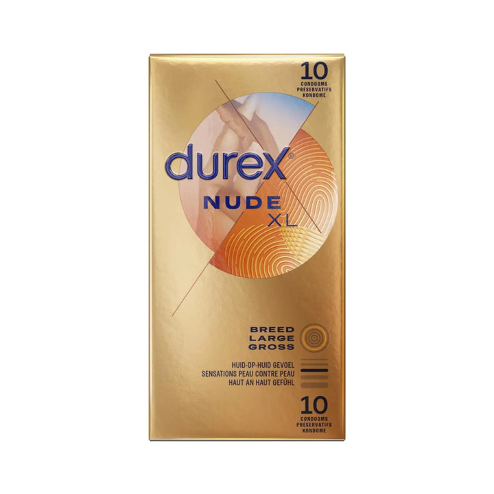 Durex Nude XL Kondomer 10-pack - NordicSin.se