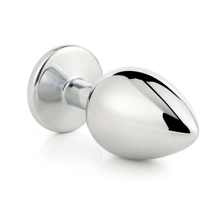 Gleaming Love Buttplug Silver från sidan