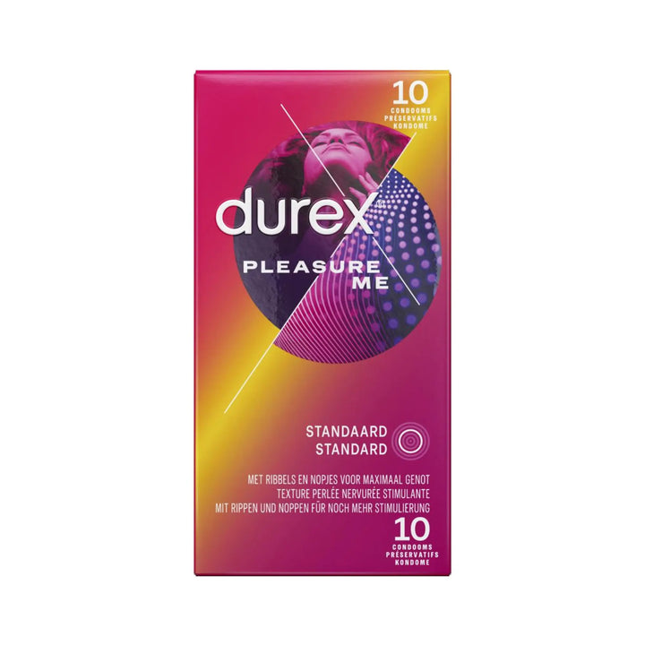 Durex Pleasure Me Kondomer 10-pack - NordicSin.se