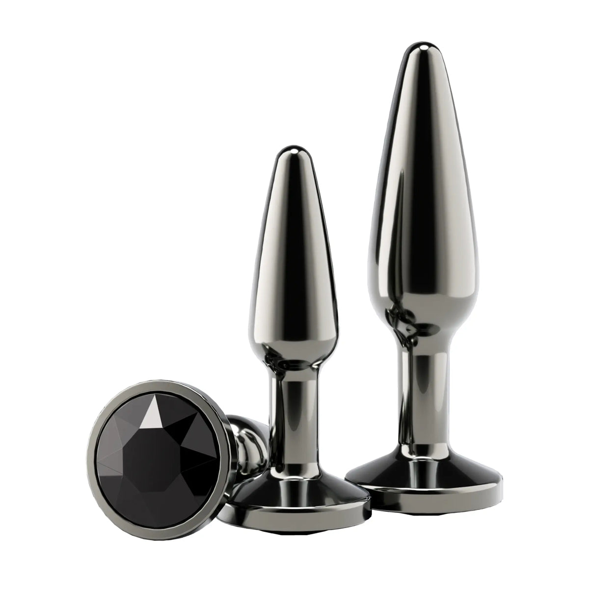 Rear Assets Tapered Buttplug Kit Svart - NordicSin.se