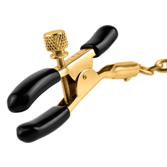 Justerbar clamp Fetish Fantasy Gold Nipple Clamps