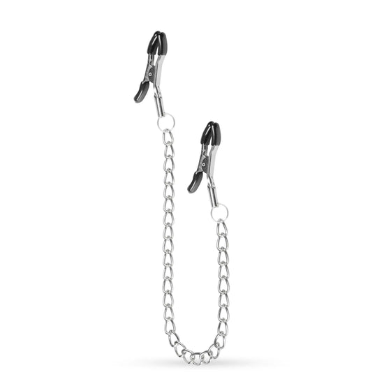 EasyToys Chain Nipple Clamps Silver - NordicSin.se