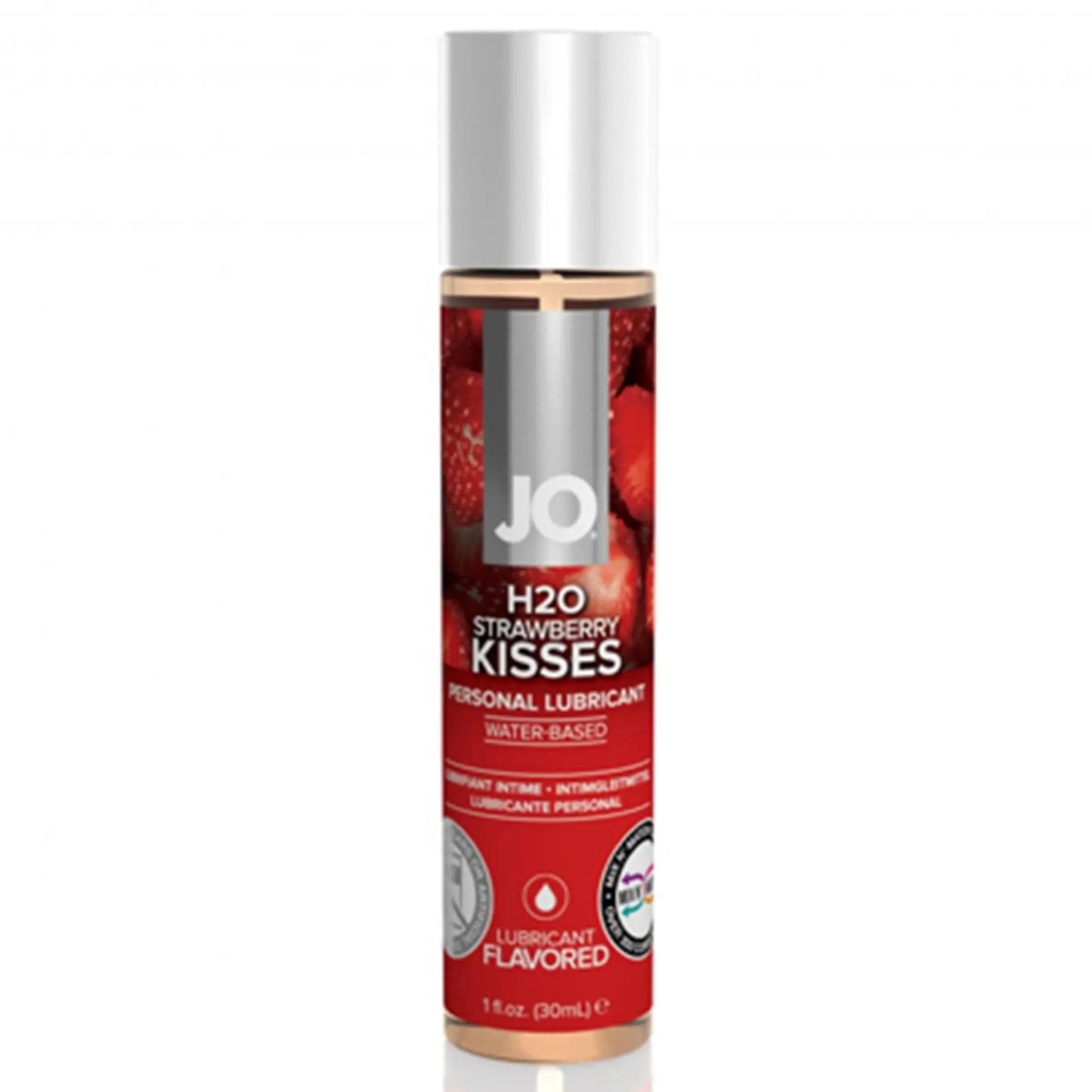 System JO H2O Smaksatt Glidmedel Strawberry 30ml - NordicSin.se