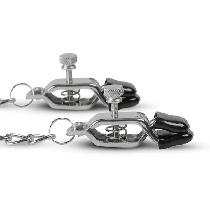 Big Chain Nipple Clamps Silver från EasyToys hos NordicSin.se