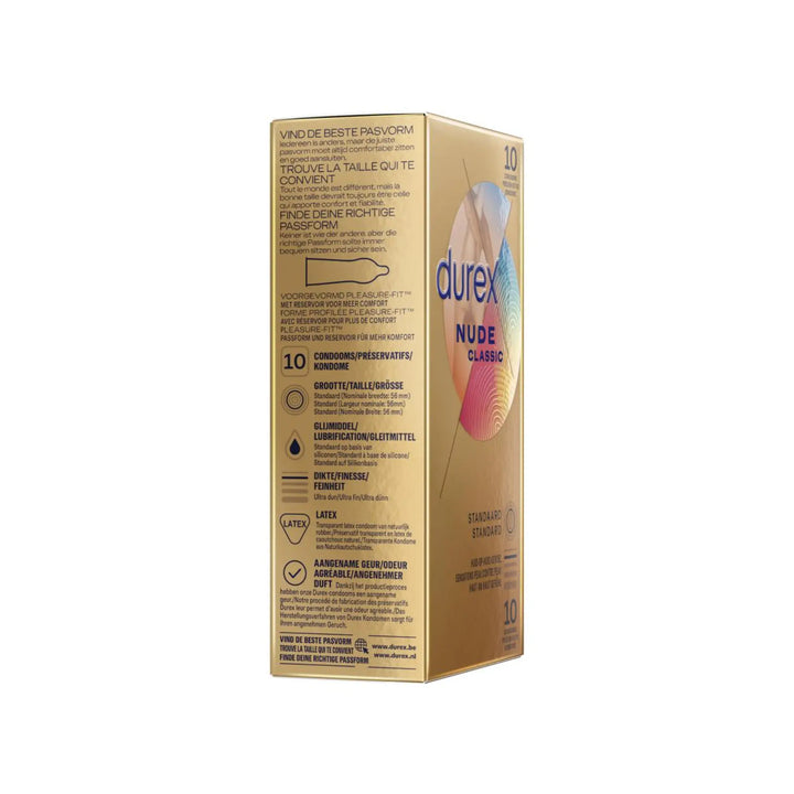 Nude Kondomer 10-pack från Durex hos NordicSin.se