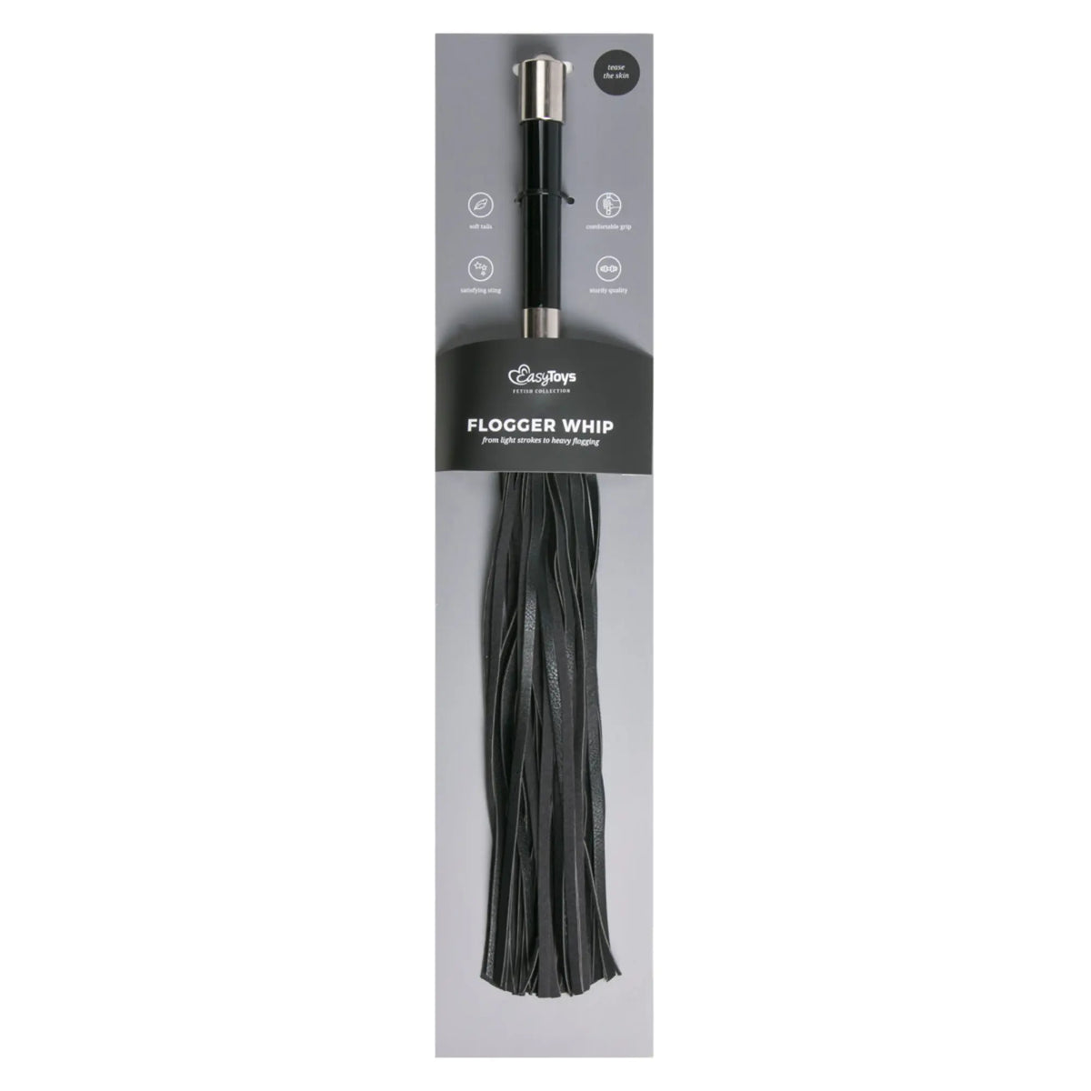EasyToys Metal Grip Flogger förpackning