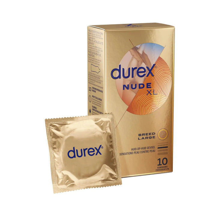 Nude XL Kondomer 10-pack från Durex hos NordicSin.se