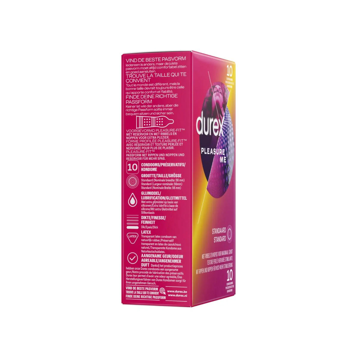 Pleasure Me Kondomer 10-pack från Durex hos NordicSin.se