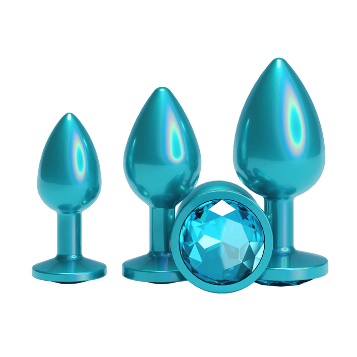 Rear Assets Buttplug Kit Teal - NordicSin.se