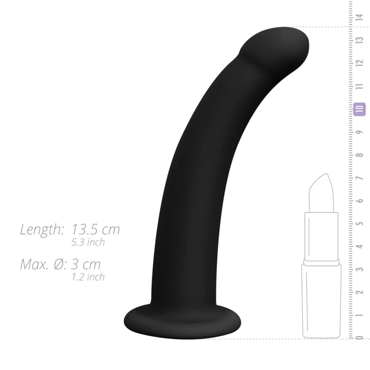 EasyToys Banger Strap-on mått dildo