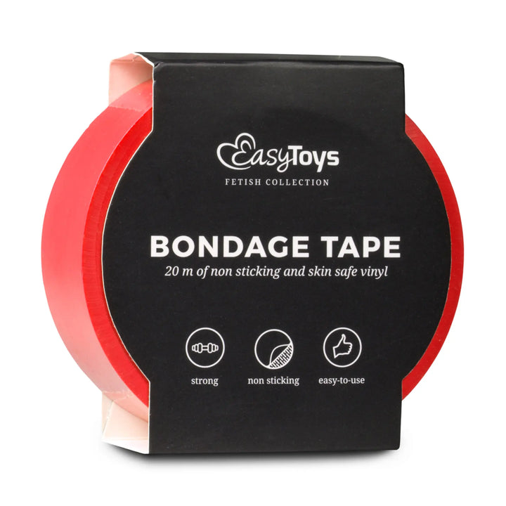 EasyToys Bondage Tejp Röd - NordicSin.se