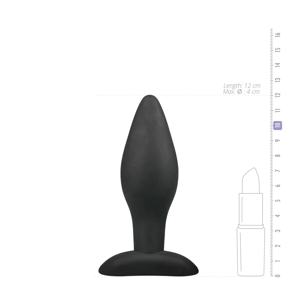 Mått EasyToys Rocket Buttplug 