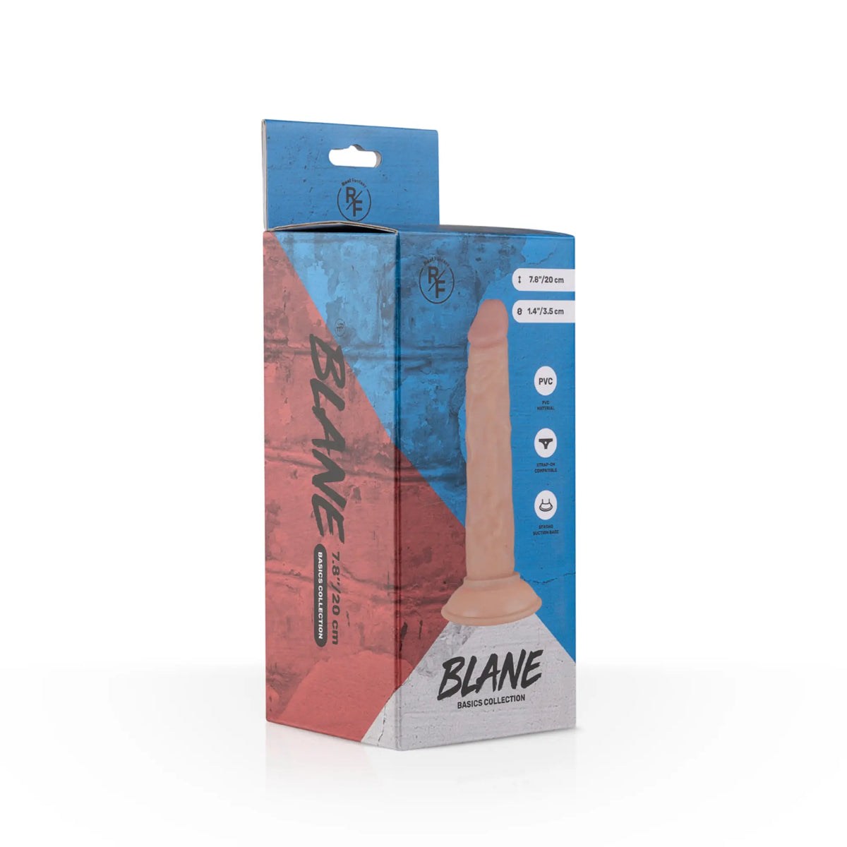 Förpackning RF Blane Realistisk Dildo 20cm