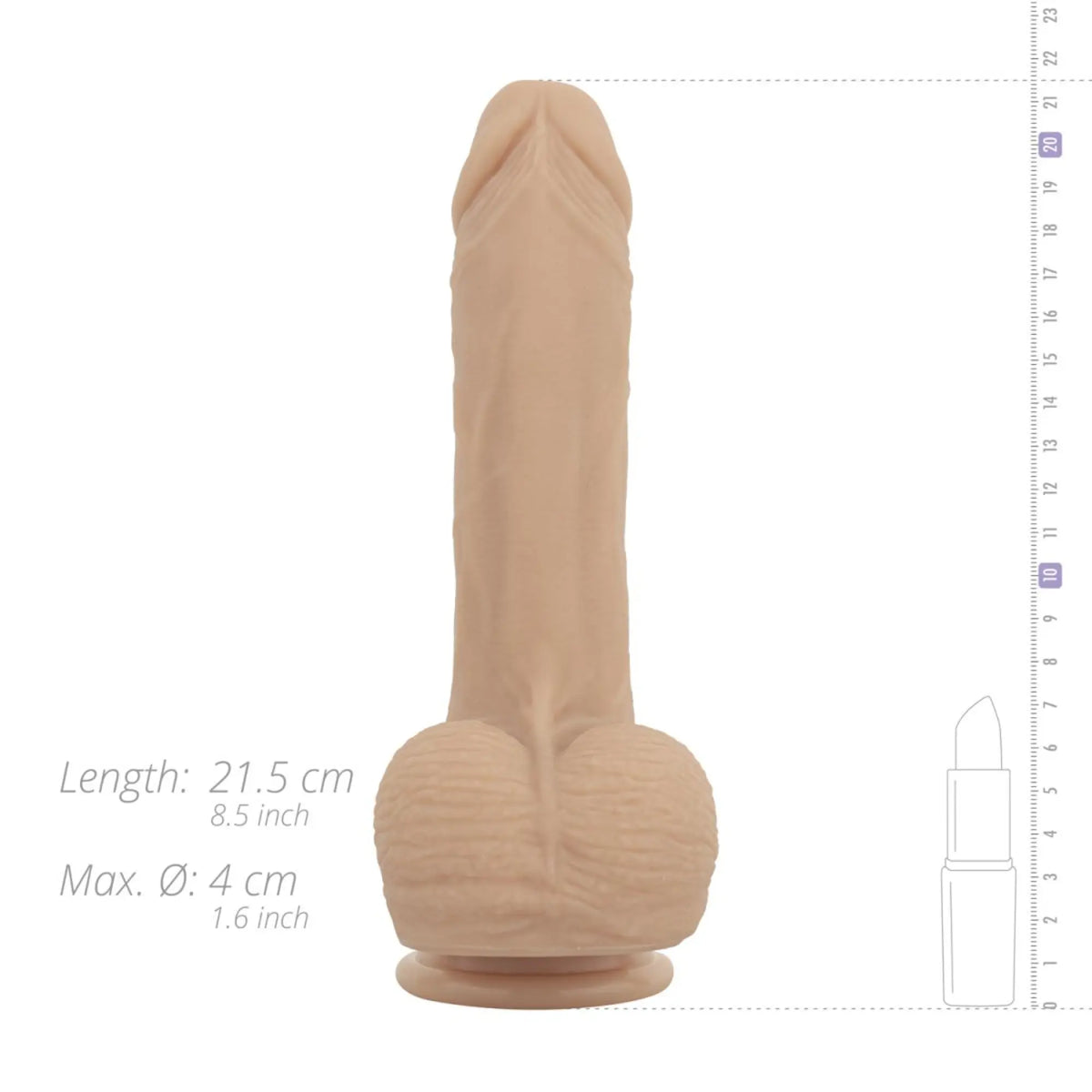 RF Mason Thrusting Dildo 20cm mått