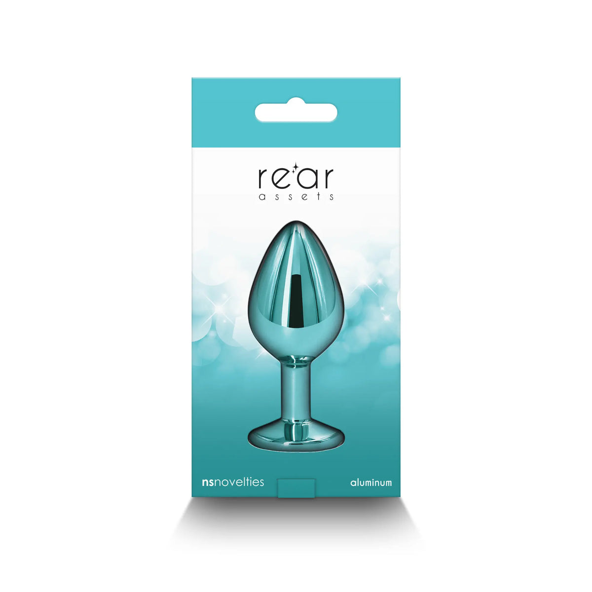 Baksida förpackning Rear Assets Buttplug Medium Teal