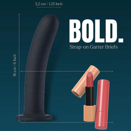 Mått för BOLD Reva Strap-on Garter Brief Set