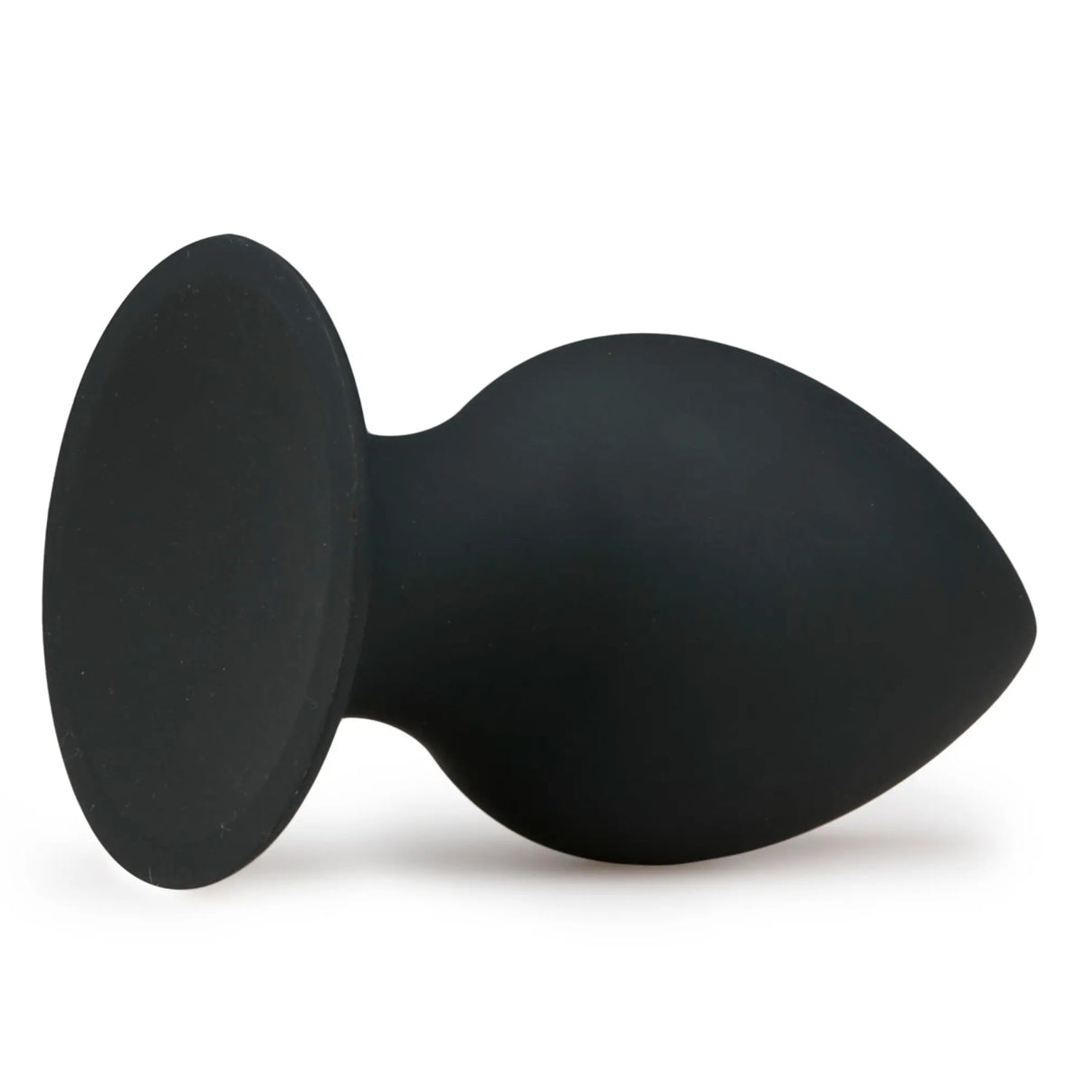 EasyToys Round Buttplug Medium Svart sugkopp