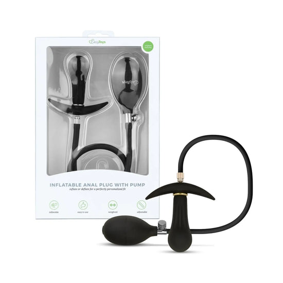 EasyToys Inflatable Buttplug Svart förpackning