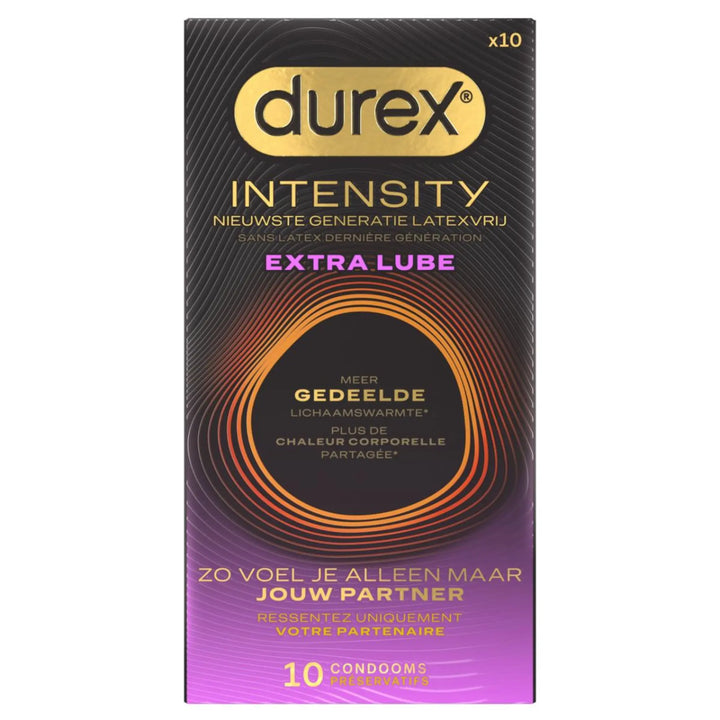 Durex Intensity Extra Lube Kondomer 10-pack - NordicSin.se